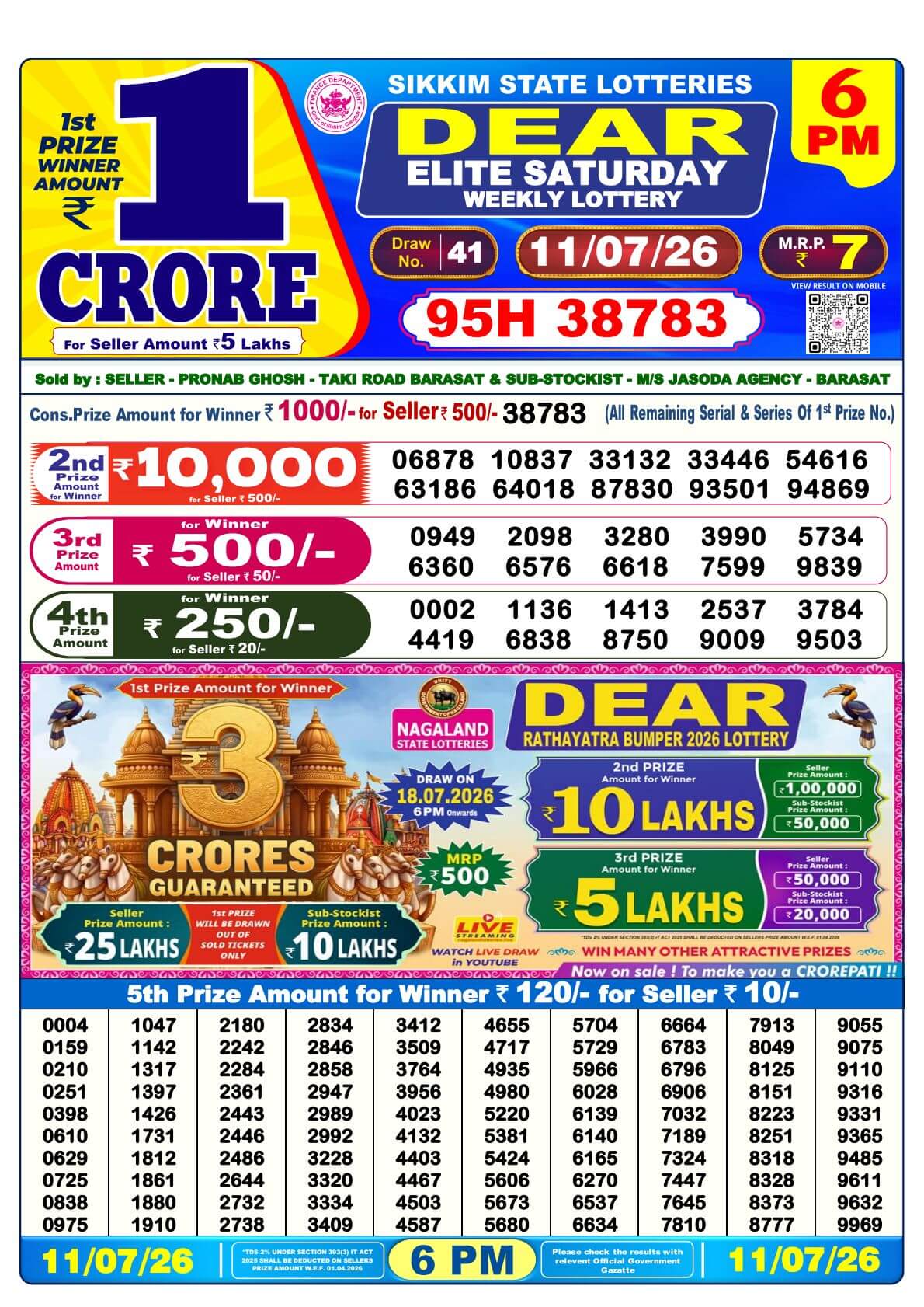 Lottery Result