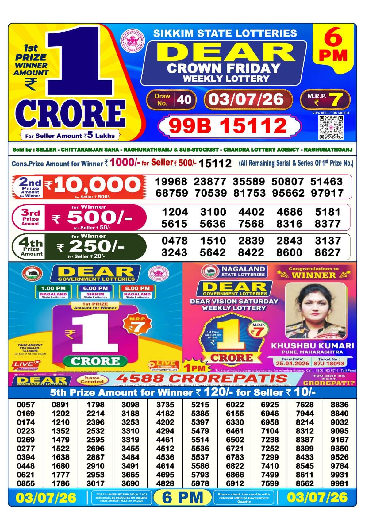 Lottery Result
