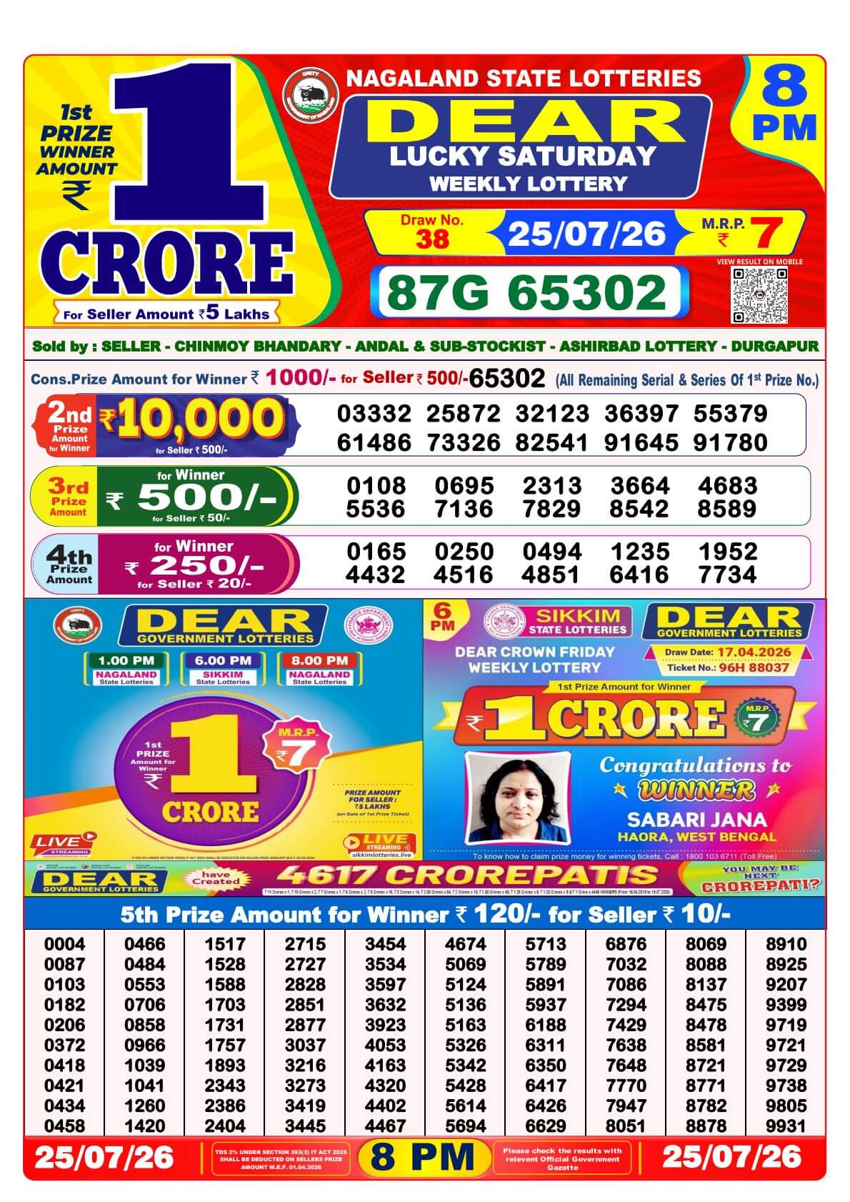 Lottery Result